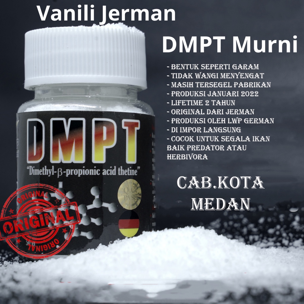DMPT Murni Halus/ Vanili jerman Original Umpan segala Ikan/ Essen segala Cuaca/Attractant Segala Ika