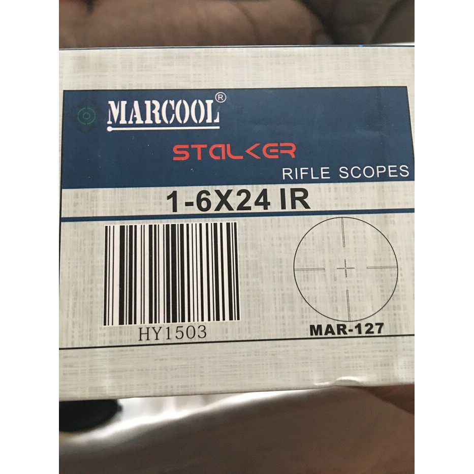 TELESKOP MARCOOL 1-6x24 ir titik tengah nyala