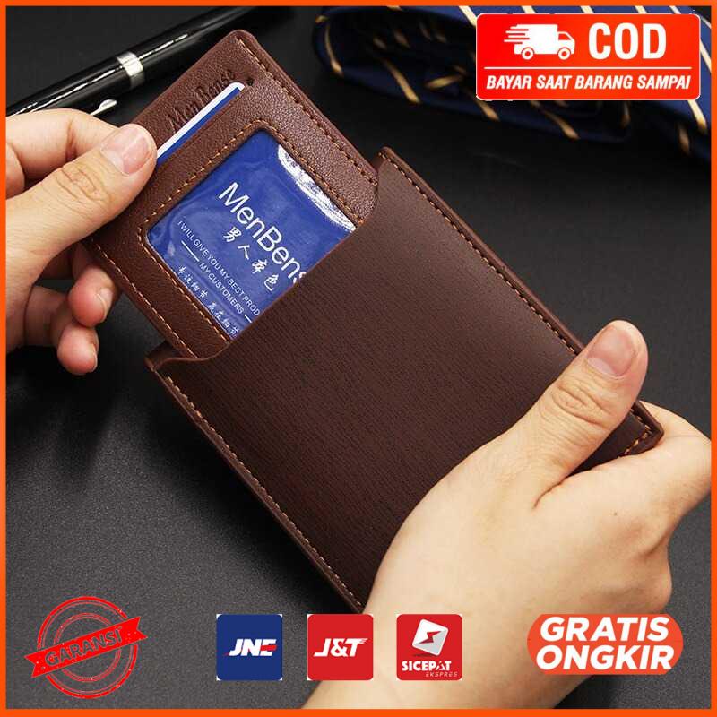 Dompet Pria Bahan Kulit Leather Wallet QB04