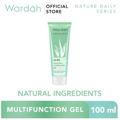 * NCC * Wardah Facial Wash Foam Lightening Aloe Vera Nature Daily Hydramild Multifunction Gel Pembersih Wajah