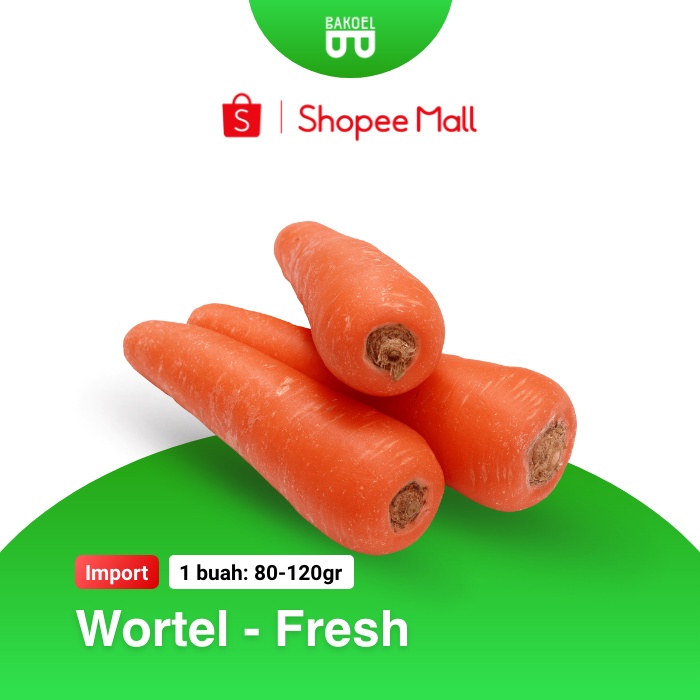 

Wortel Segar (Harga Per Pcs) - Bakoel Sayur Online