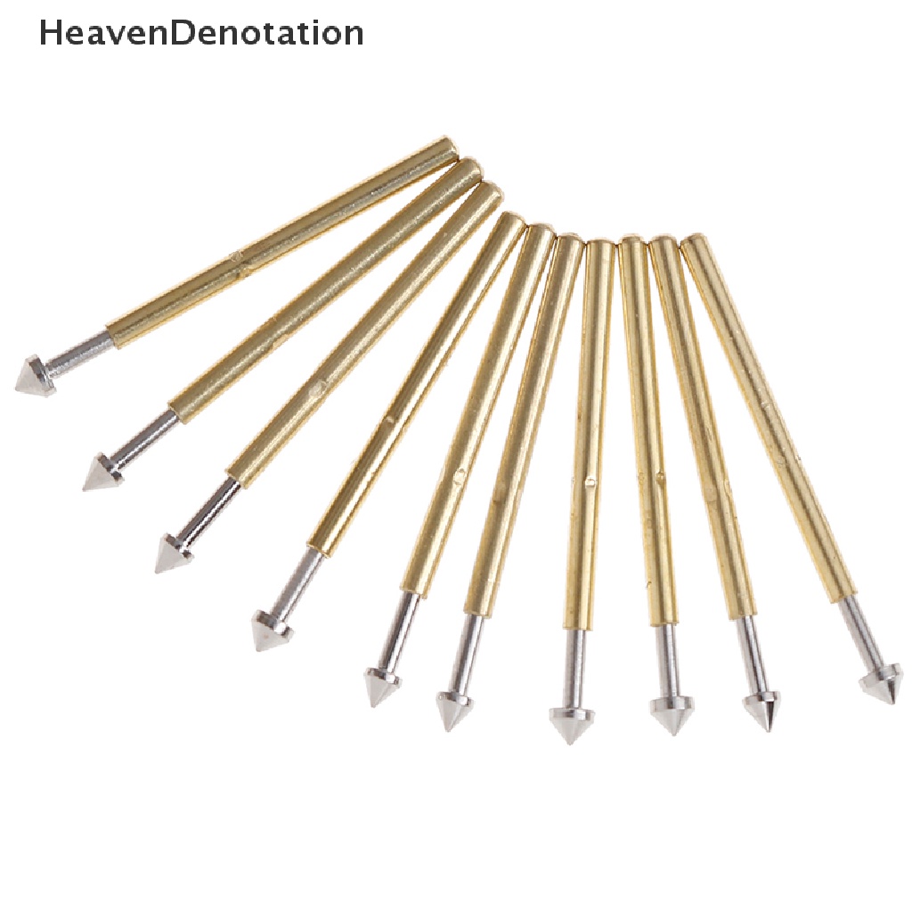 100pcs P75-E2 / E3 Spring Test Probe Pogo Pin 1.3 / 1.5mm Kepala Conical 1.0mm