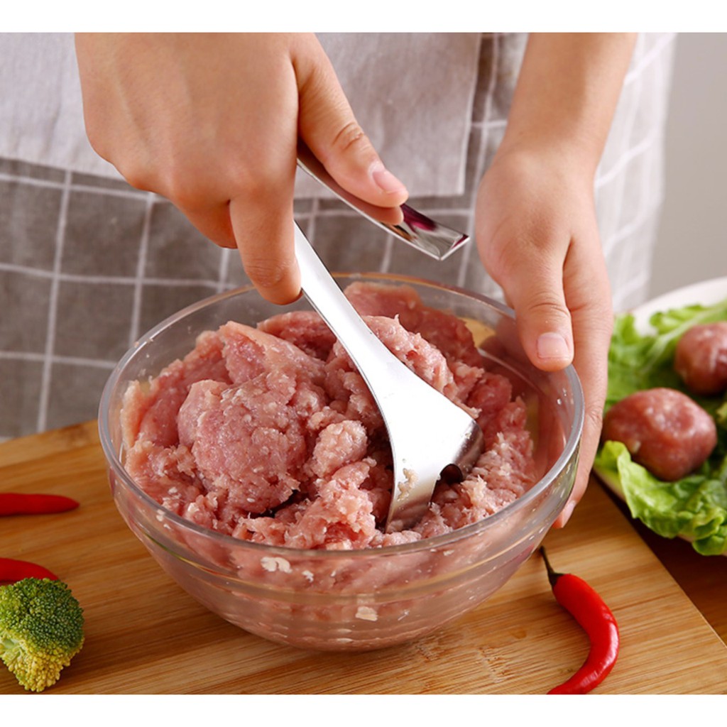 Sendok Pembuat Bakso 201b Premium cetakan bakso stainless anti lengket