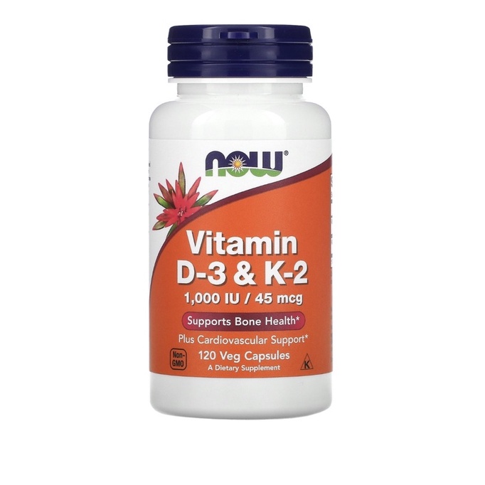 vitamin d-3 & k-2 now foods 120 softgels