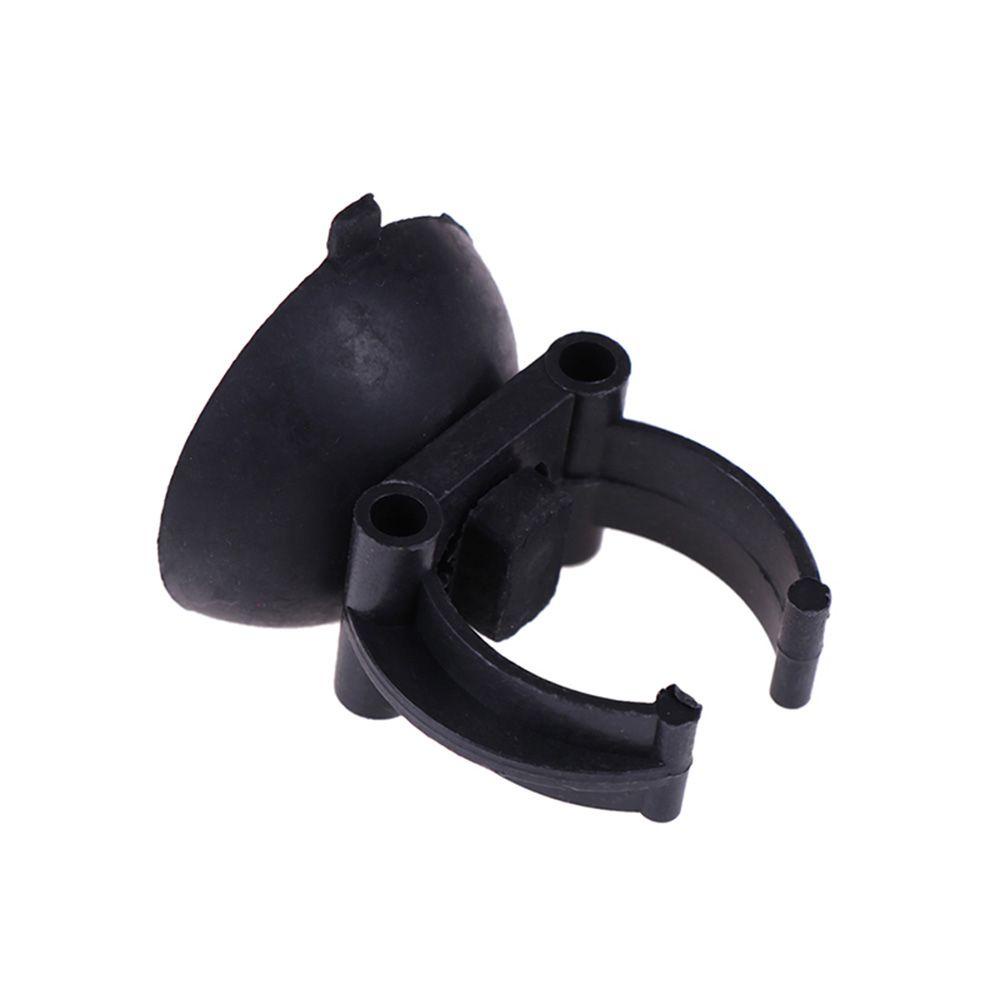 [Elegan] Suction Cups Black Fixed Oxygen Tube Pipa Saluran Udara Fish Tank Aquarium Lampu LED Pemanas Sedot Klip