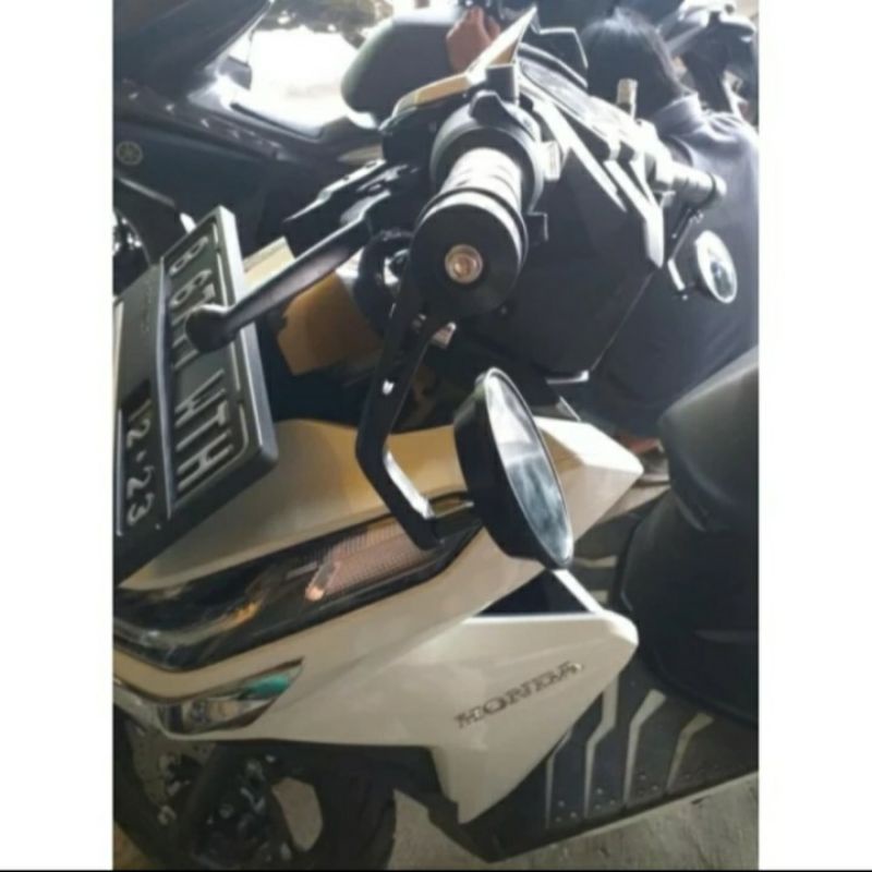 Spion jalu bulat Nmax Aerox Vario Beat Vespa Xsr Cafe Racer dll