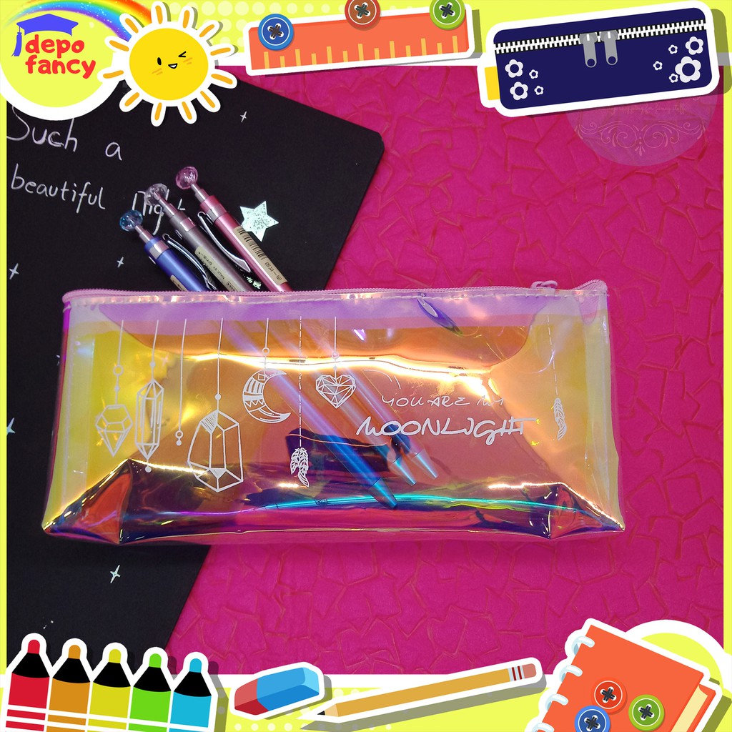 

Kotak Pensil 1 Resleting / Tempat Pensil / Tepak Pensil / Boks Pensil / Box Pen Mika Cantik Bening 21319-10