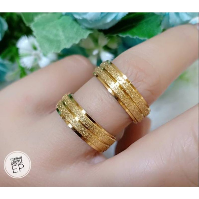 Cincin Titanium Gold ( Harga Satuan) cc546