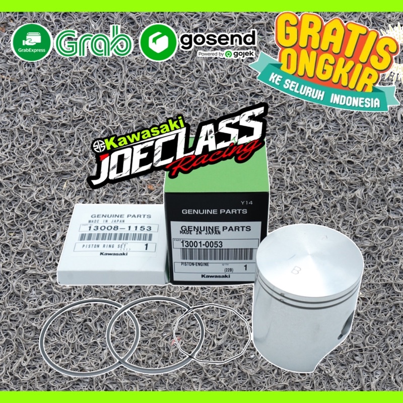 Piston Engine B Set Pin 16  Piston Ring Seher Size Kode B Pen 16 mm Untuk Blok Block 1878 Kawasaki N