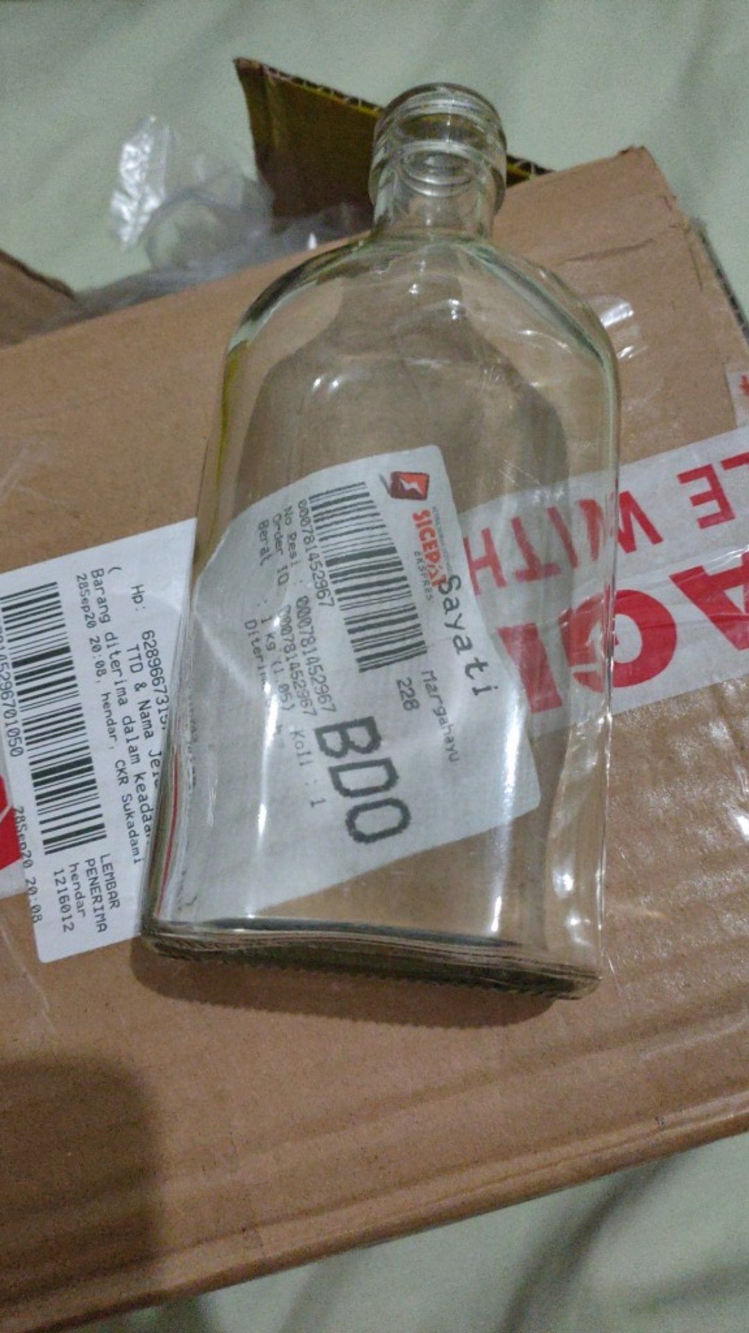 Botol kaca 250 ml gepeng Shopee Indonesia Botol kaca 250 ml gepeng Shopee Indonesia