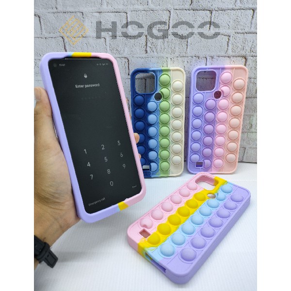 SOFT CASE POP IT REALME 6- CASE PENGHILANG STRESS PUSH IT