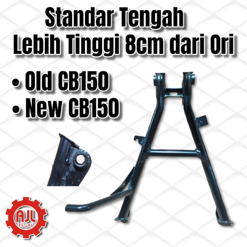 standar setandar jagang tengah cb150r old new lebih panjang 8cm full 36cm