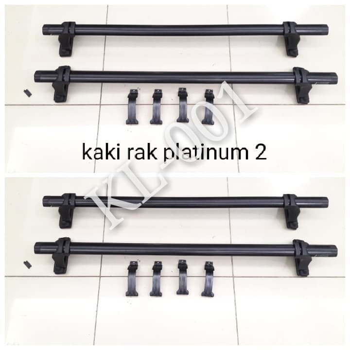 Kaki Rak Atas Mobil Jepit Body/Crossbar Platinum Jepit Body Mobil All New Avanza Xenia