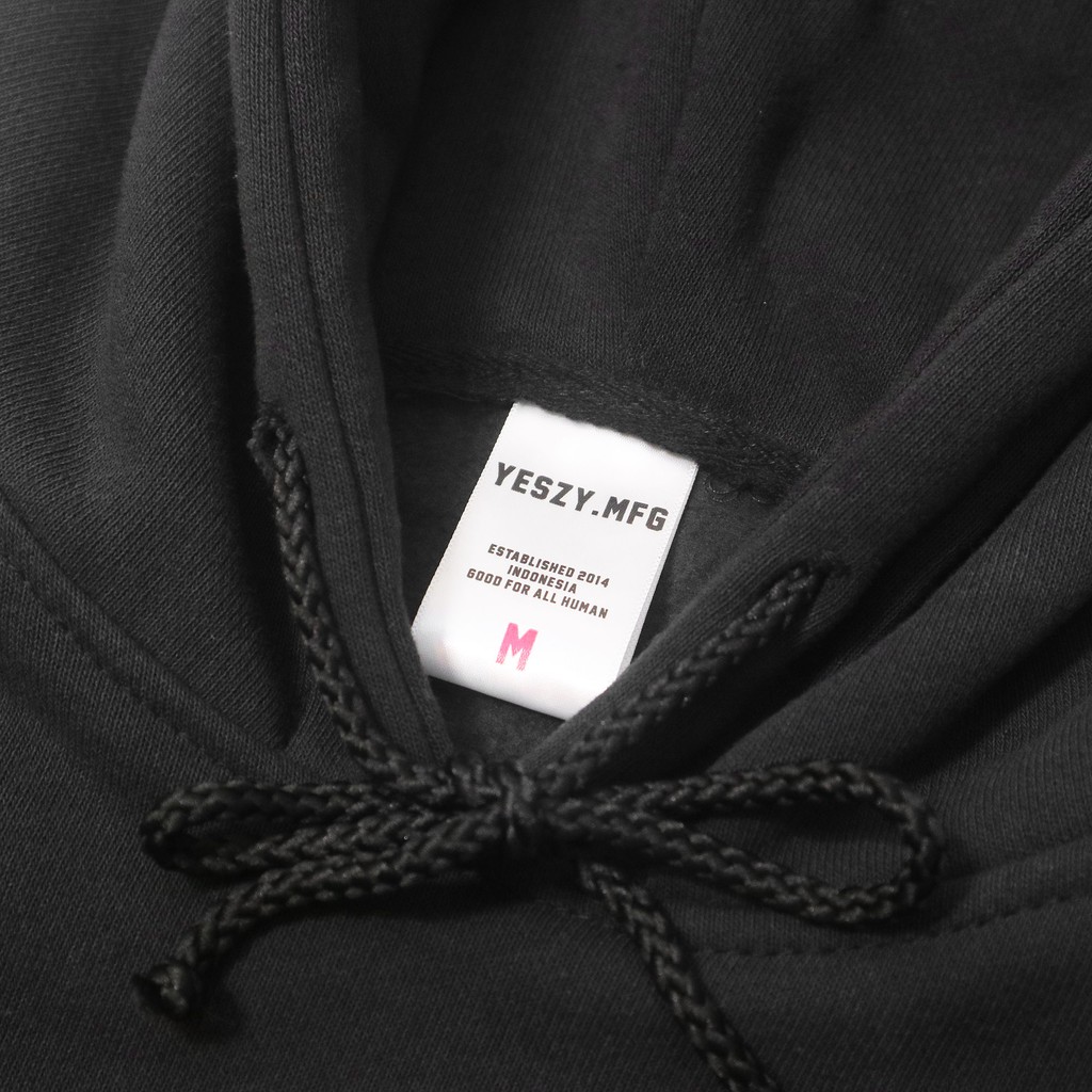 YESZY.MFG Hoodie Black Cyber F. Paisley BW