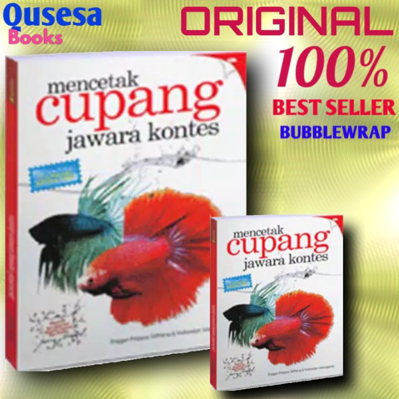 MENCETAK CUPANG JAWARA KONTES+CD(original 100%)
