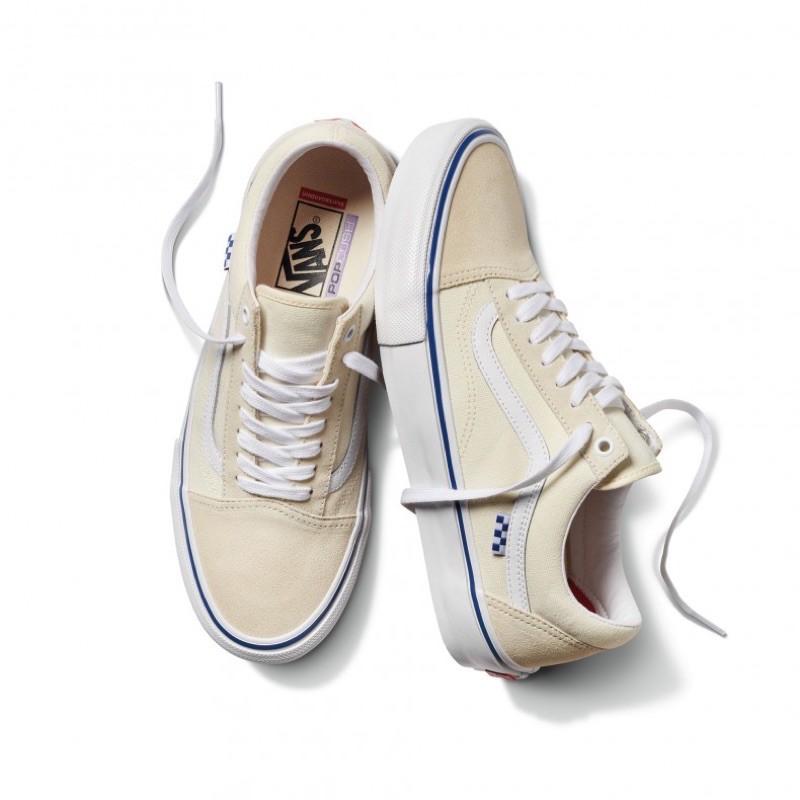 VANS SKATE CLASSIC OLD SKOOL OFF WHITE || RESMI PT NAVYA