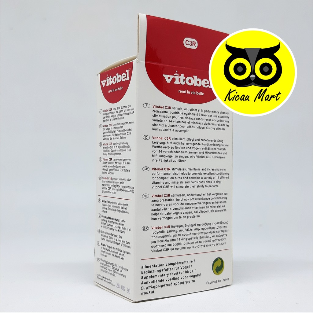 VITAMIN PENGGACOR BURUNG C3R VITOBEL OBAT PENAMBAH POWER GACOR MENTAL TEMPUR MEMICU KONSLET VVCTRWJ