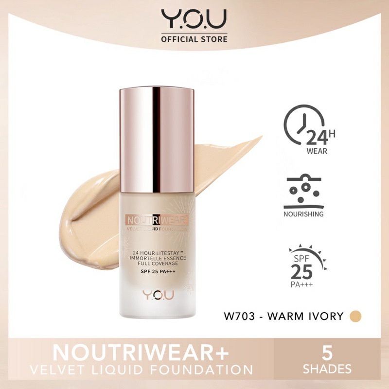 Y.O.U Noutriwear Velvet Liquid Fondation