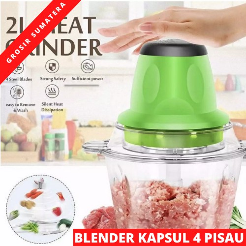 BLENDER KAPSUL 4 PISAU BLENDER DAGING BLENDER ELEKTRIK BLENDER BUAH
