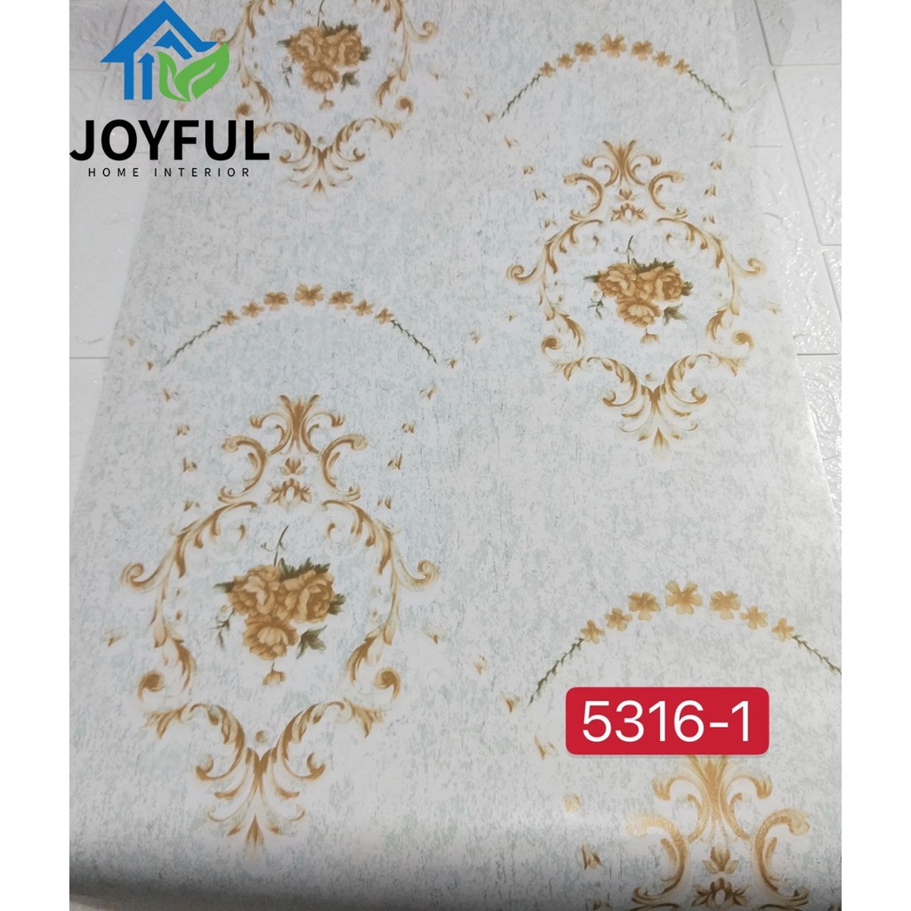 WALLPAPER MURAH!! Wallpaper Dinding Anti Air, Ukuran45cmX10m • 5316-1• High Quality