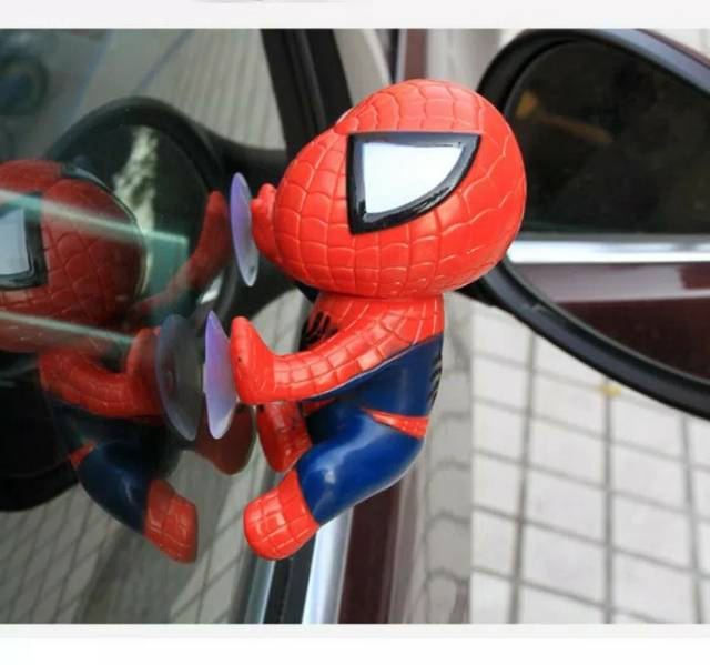 Tempelan Tempel Sedot Kaca Mobil Vacuum Sucker Spiderman