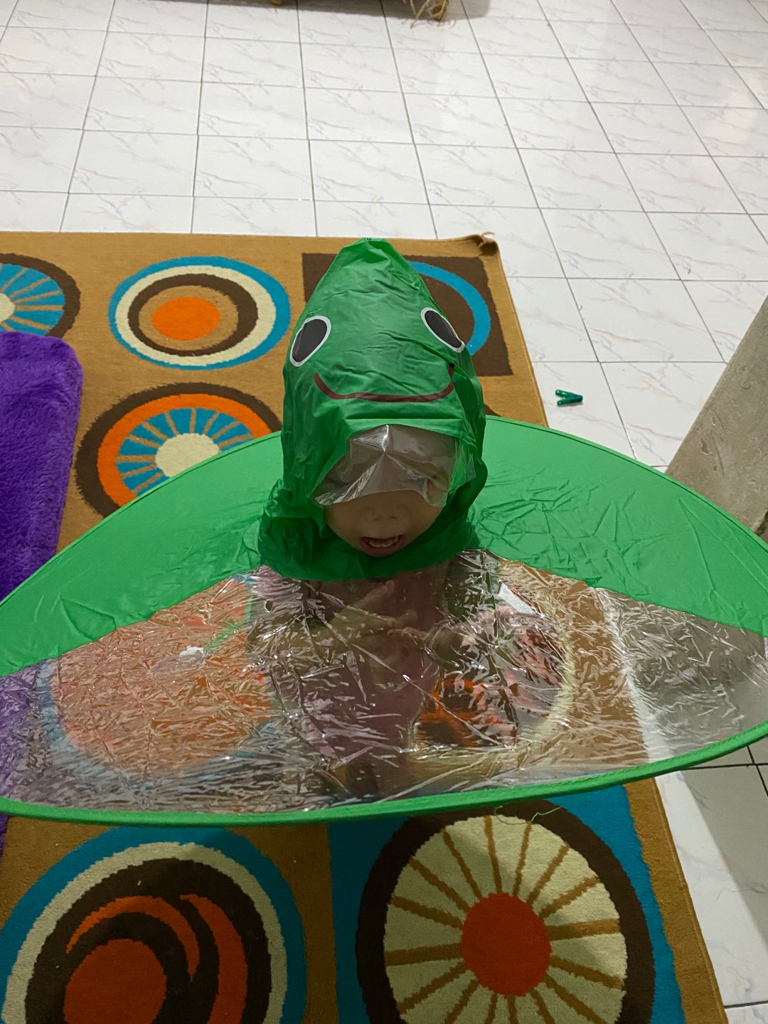 Tabasa Topi Ufo Anak Untuk Hujan