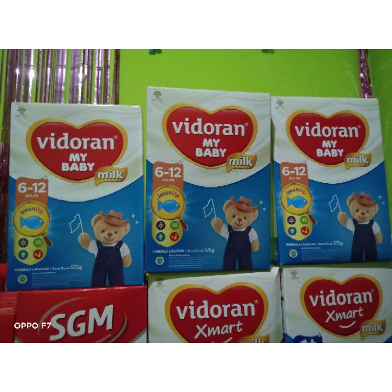 Vidoran 0-6/6-12 bln kemasan 575 gr dan 950 gram