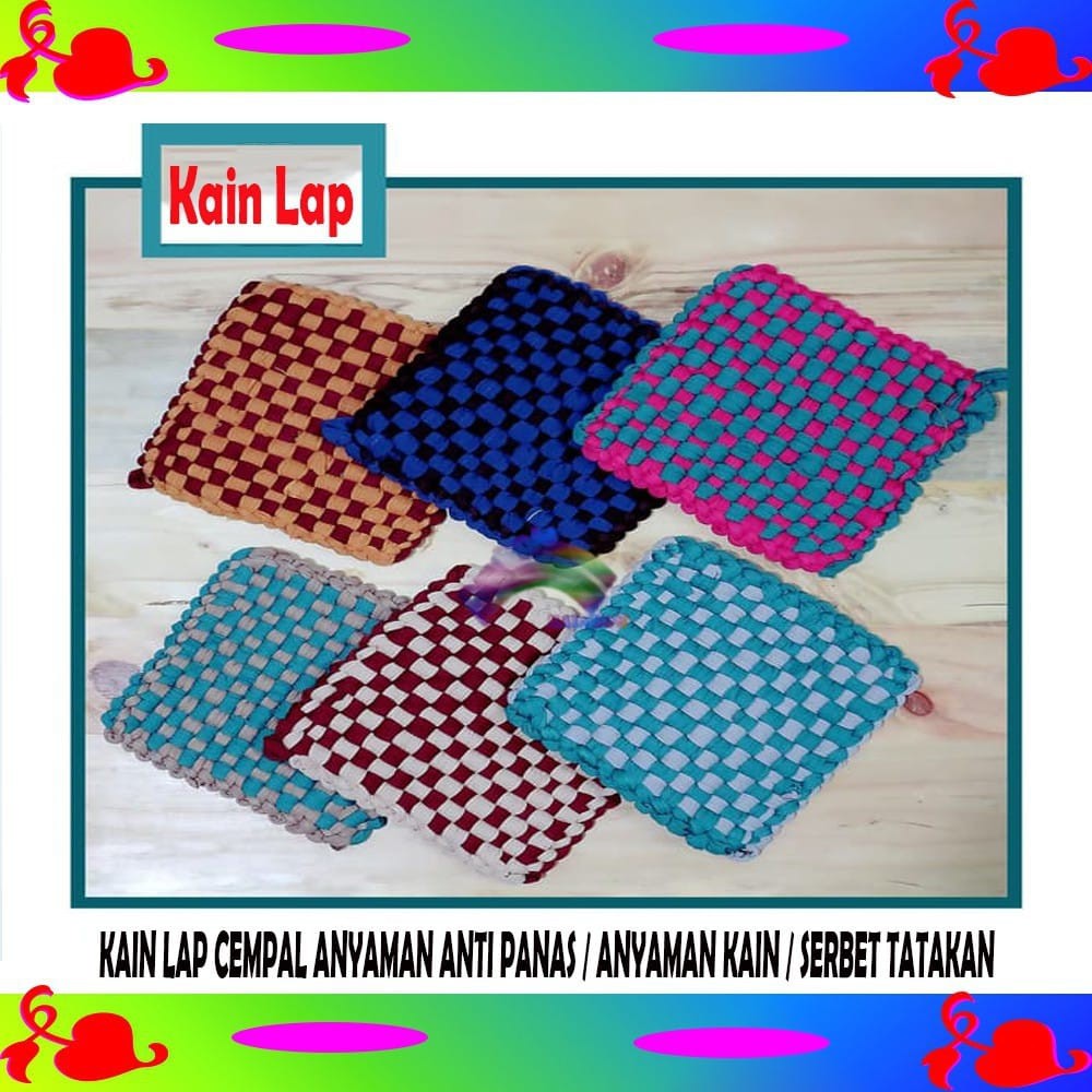 Hot item Harga 1 pcs cempal anyam/pegangan anti panas