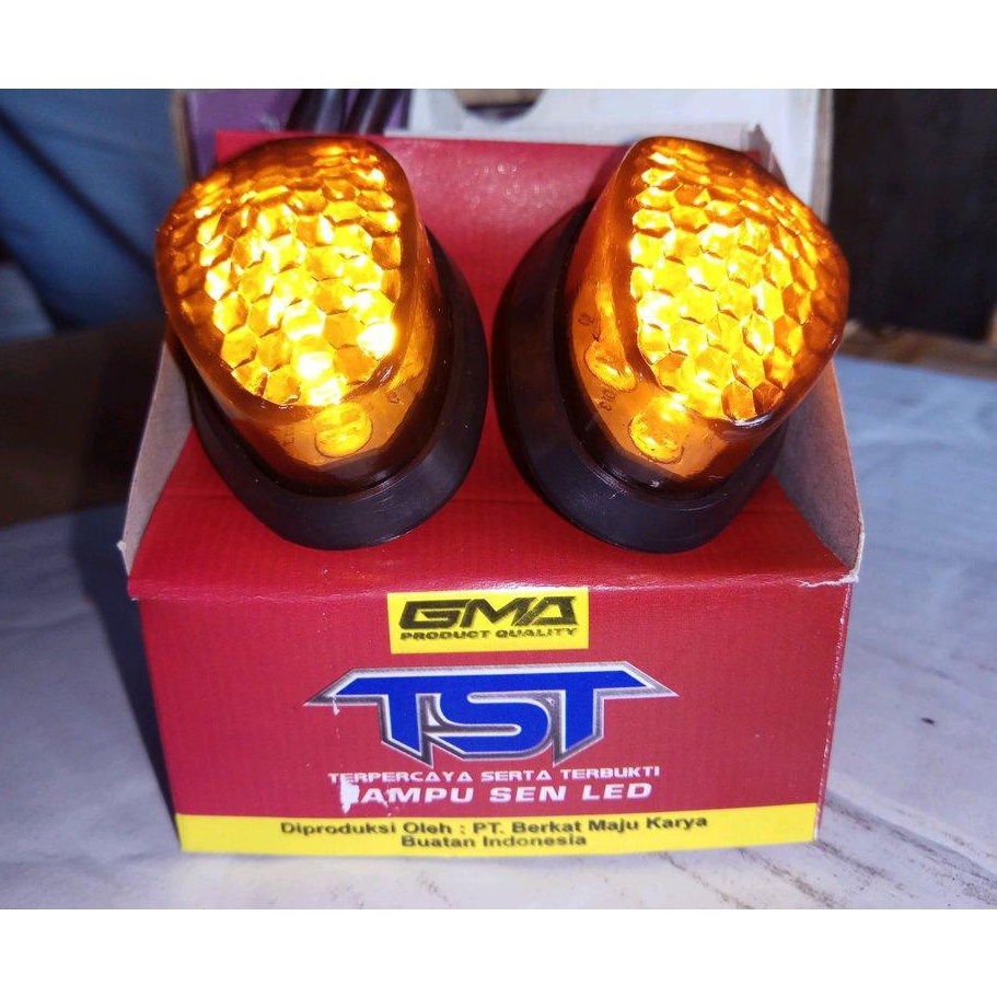 Lampu sen oval TST/sen vering oval tempel/sen R15/ninja/CBR/gsx UNIVERSAL LAMPU SEIN TEMPEL oval