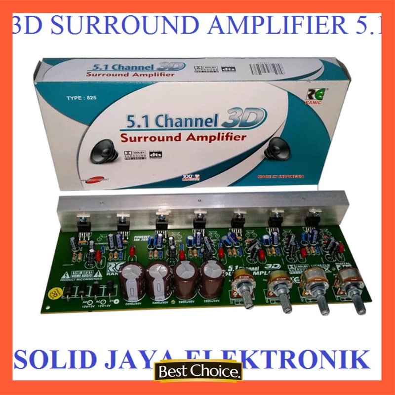 KIT POWER ACTIVE HOME THEATER 5.1 SURROUND AMPLIFIER AKTIF HI FI RANIC