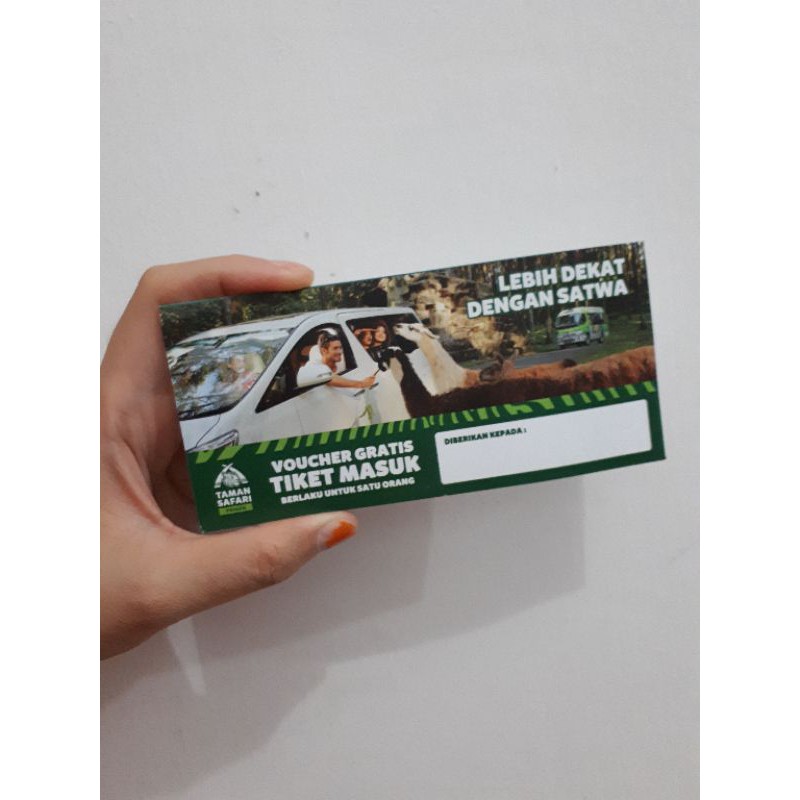 SP_PRELOVED : Tiket Badak Taman Safari Prigen