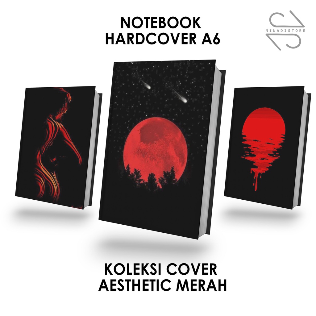 

Pocket BookEASTHETIC RED Note Agenda Planner, Journal, Diary, Gift / Premium Hardcover A6