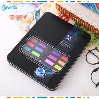 Set Cat  Air 36 Warna Dengan 2pcs Kuas Lukis  Kertas  Untuk  