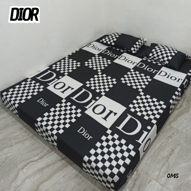 SEPREI ANTI GESER DOUBLE KARET 160 &amp;180 SET BANTAL GULING