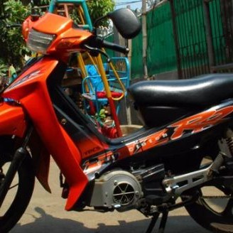 Sale HG00IA lis body/ striping/ stiker yamaha F1ZR sporty 2002 Orange Candy CW
