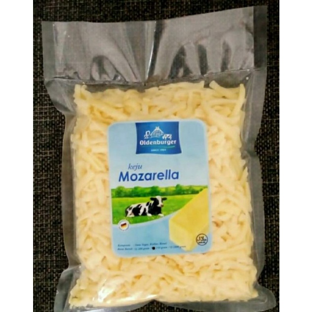 

keju parut mozarella oldenburger 250 gram