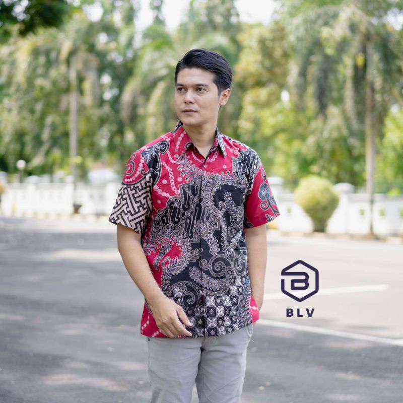 [BATIK PRIA] M.L.XL.XXL.3L.4L.5L Kemeja Batik indonesia Batik pria kemeja batik pria kemeja batik atasan batikbatik