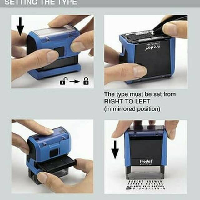 

Adn Stempel EXPIRED dengan kode produksi atau format lain yang fleksibel Trodat Typo 4911 4912 4913