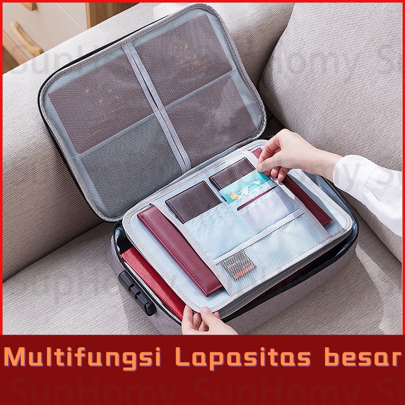 Tas penyimpanan sertifikat/Tas perjalanan/Tas dokumen bag Tempat dokumen penting /Tas Multifungsi storage bag