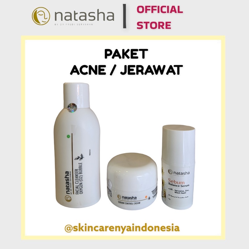 NATASHA SKINCARE KRIM ACNE / JERAWAT 1 PAKET