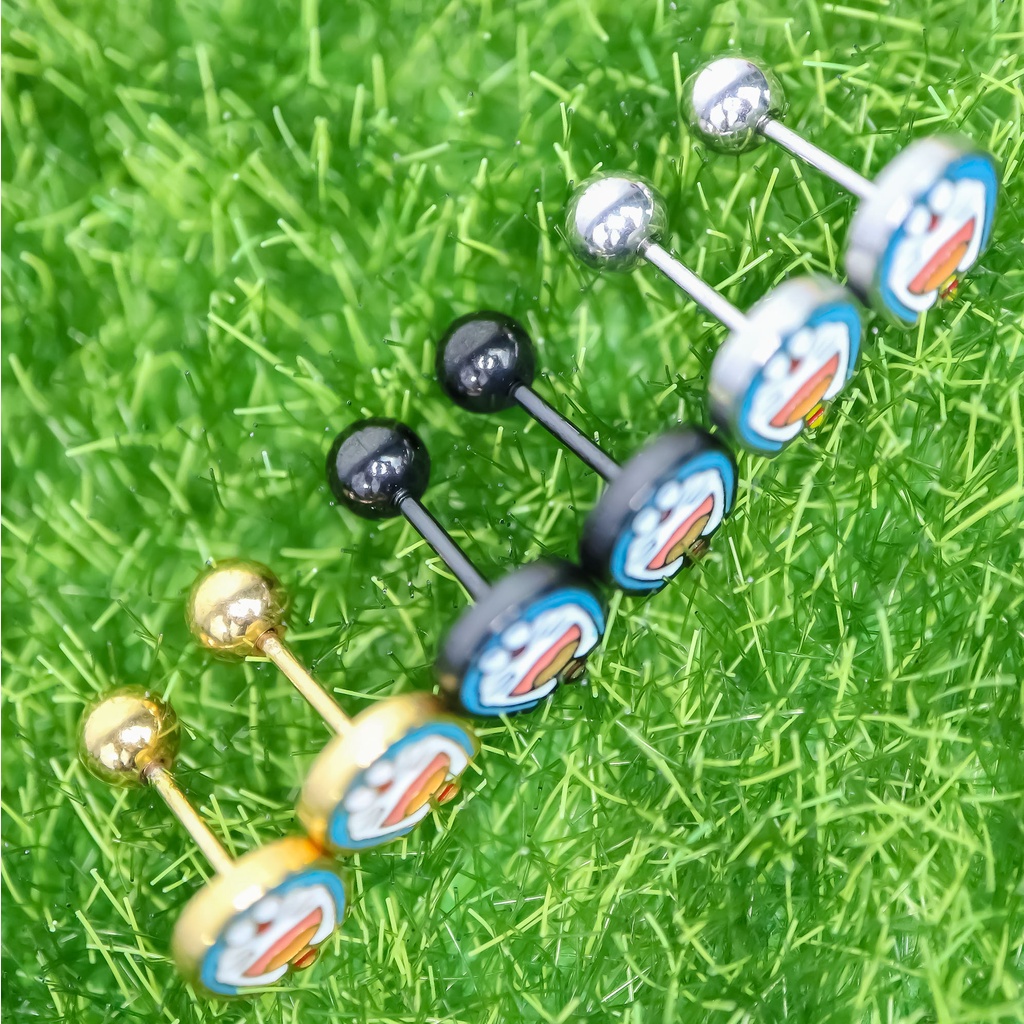 Anting karakter doraemon titanium anti karat korea fashion - ercassia