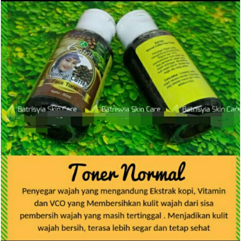 Toner normal coffee batrisyia herbal penyegar wajah