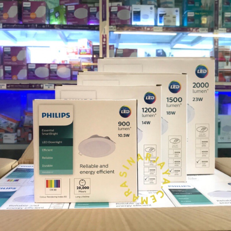 Lampu Downlight 14 watt 14w PHILIPS LED Essential DN020B G3 Pengganti 15 watt 15w G2 Plafon/ Ceiling