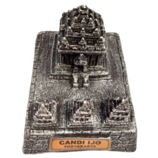 (BISA COD) PAJANGAN MINIATUR CANDI IJO YOGYAKARTA 16x13x10 cm BAHAN FIBERGLASS DEKORASI RUMAH MURAH