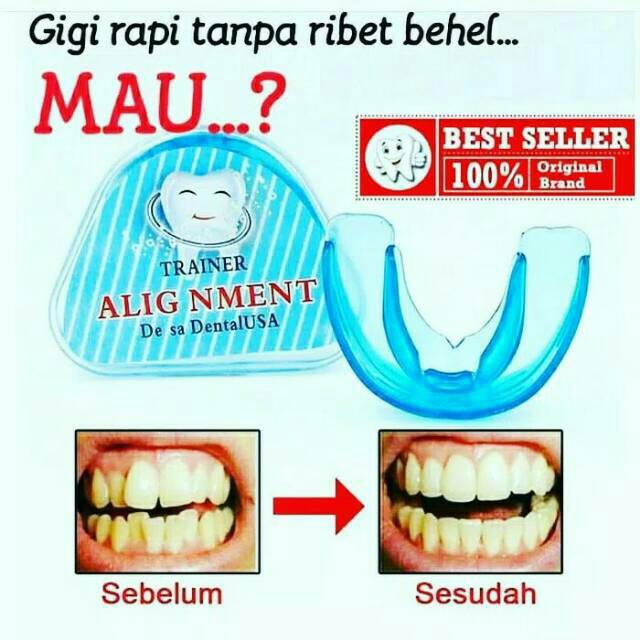 BEST SELLER TEETH TRAINER ALIGNMENT PERAPI GIGI