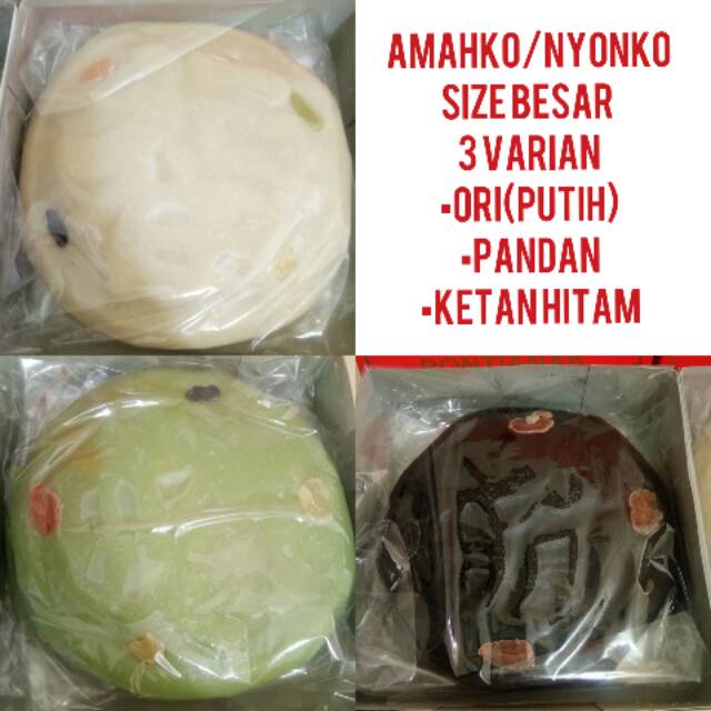 Kue bulan Amahko/nyonko isi tausa uk besar khas pontianak