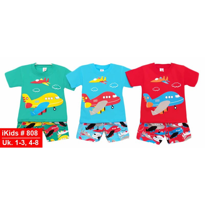 SETELAN PENDEK ANAK LAKI LAKI / SETELAN KAOS ANAK LAKI LAKI / IKIDS