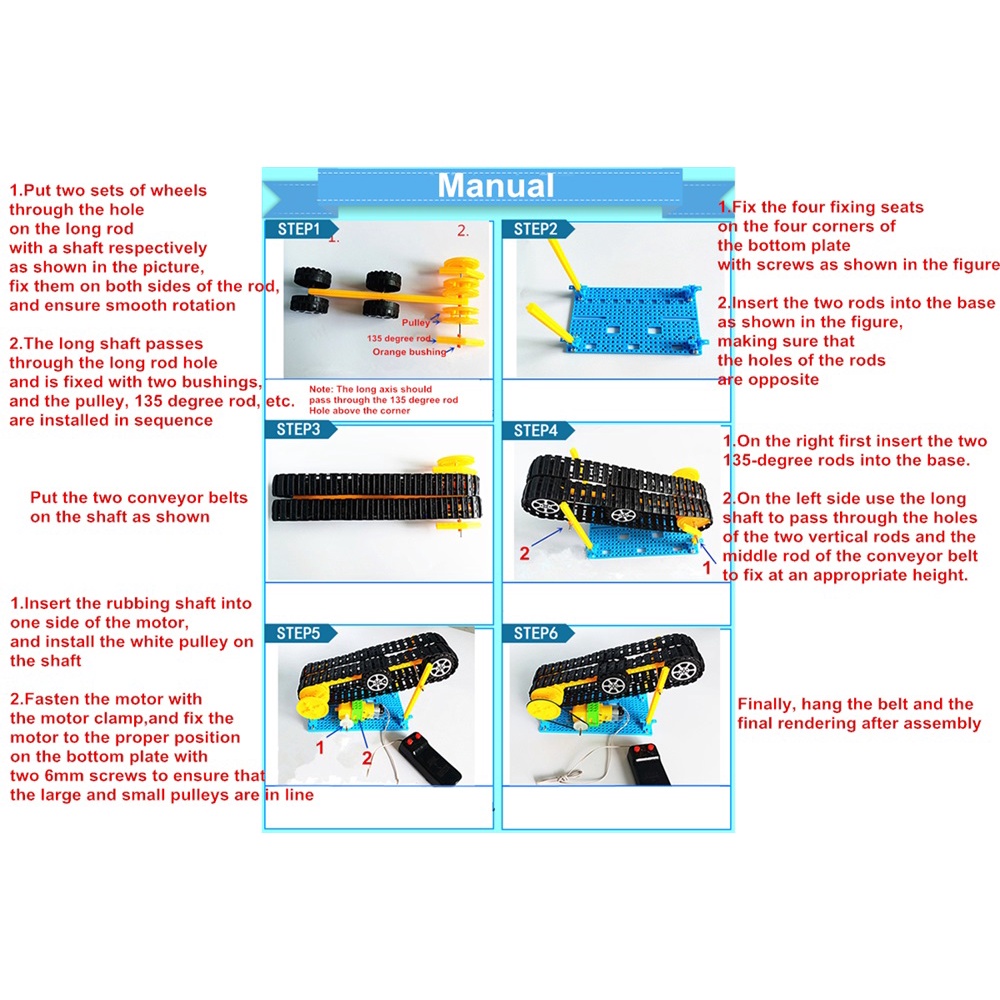 Mainan Edukasi Sains Eskalator Konveyor Belt Bahan Plastik