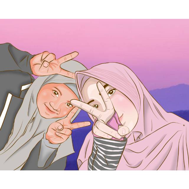 Vector Art / Digital Art  (Untuk Hadiah wisuda / pernikahaan dan lainya)