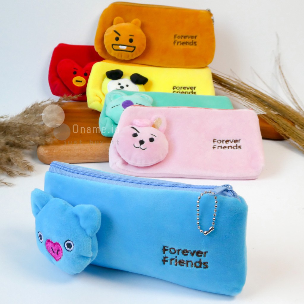 

Oname.id Tempat Pensil Motif Bt21 Import Premium Pouch Mika Tebal